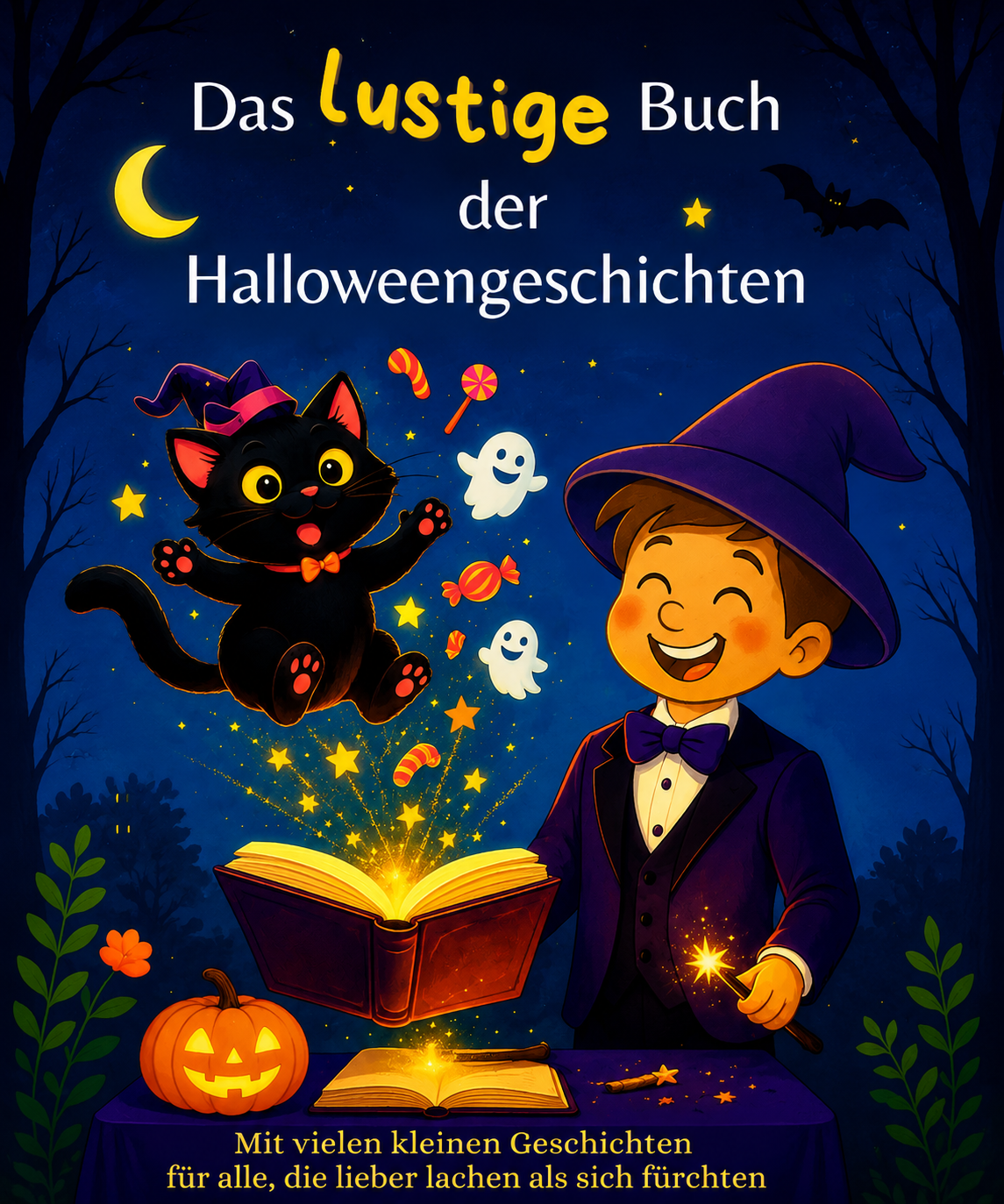 Das lustige Buch der Halloweengeschichten